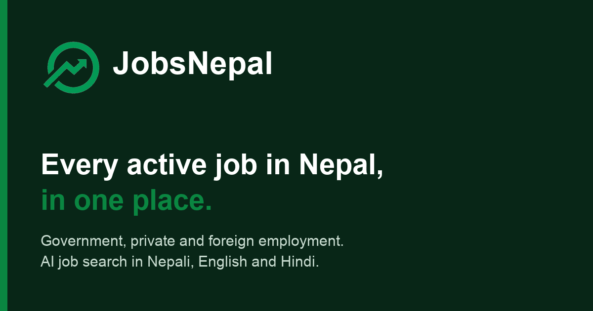 Screenshot of Every Job in Nepal, One Place